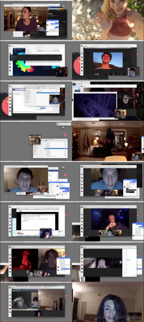 Still 1 of UnFriended: Dark Web (2018) BluRay Dual Audio [Hindi DD5.1 & English] 1080p 720p 480p x264 HD