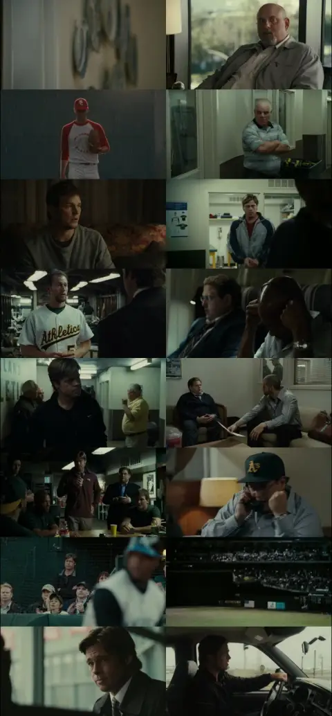 Still 1 of Moneyball (2011) BluRay [Hindi (DD5.1) & English] 1080p 720p & 480p Dual Audio [x264]