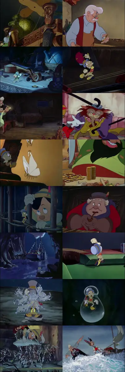 Still 1 of Pinocchio (1940) BluRay [Hindi (DD2.0) & English] 1080p 720p & 480p Dual Audio [x264]