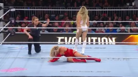 Still 4 of WWE Evolution (2025) WEB-DL [Hindi (DD2.0) & English] 1080p 720p & 480p [x264/ESubs] | Full Event