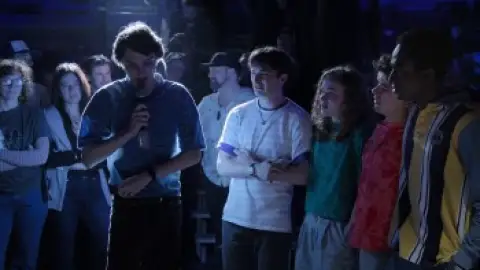 Still 6 of One Last Adventure: The Making of Stranger Things 5 (2026) WEB-DL [Hindi (DD5.1) & English] 1080p 720p & 480p Dual Audio [x264/ESubs]