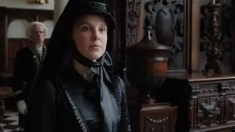 Still 4 of Enola Holmes (2020) WEB-DL [Hindi (DD5.1) & English] 1080p 720p & 480p Dual Audio [x264/10Bit-HEVC]