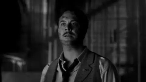 Still 6 of Spider-Noir (Season 1) WEB-DL [Hindi (DD5.1) & English] 4K 1080p 720p & 480p [x264/10Bit-HEVC] | [ALL Episodes] | PrimeVideo Series [Authentic Black and White]