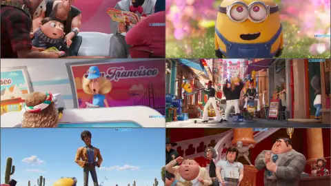 Still 1 of Minions: The Rise of Gru (2022) WEB-DL [Hindi (CLEANED) & English] 720p & 480p Dual Audio [x264/10Bit HEVC]